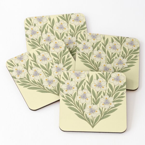 Item preview, African Iris Flower Heart Design – South African Botanical Art designed and sold by d247.