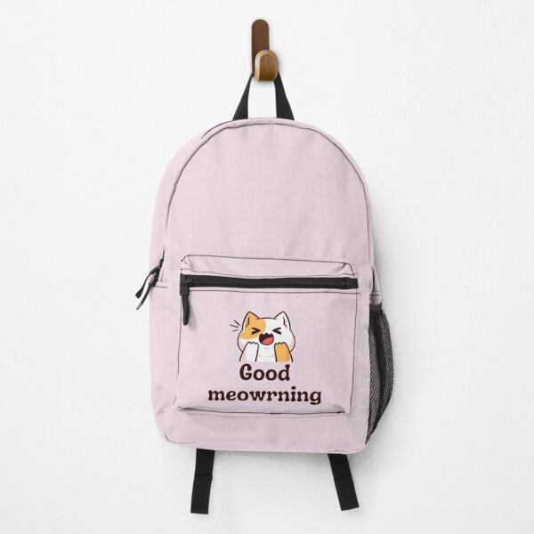 Item preview, Good Meowrning – Yawning Cat T-Shirt for Cat Lovers designed and sold by ViBeat-.