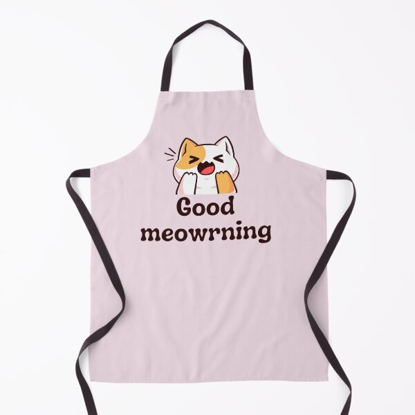 Item preview, Good Meowrning – Yawning Cat T-Shirt for Cat Lovers designed and sold by ViBeat-.