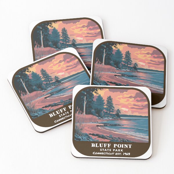 Item preview, Vintage Bluff Point State Park (Connecticut State Park) designed and sold by RabbitK.