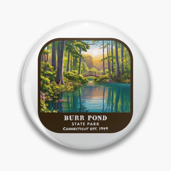 Item preview, Vintage Burr Pond State Park (Connecticut State Park) designed and sold by RabbitK.