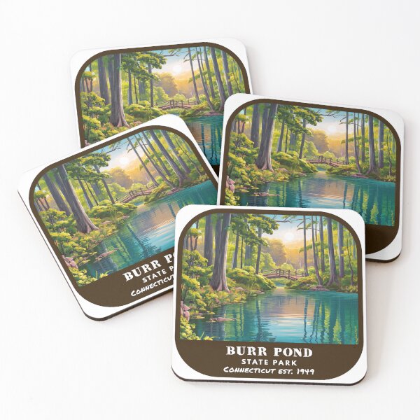 Item preview, Vintage Burr Pond State Park (Connecticut State Park) designed and sold by RabbitK.