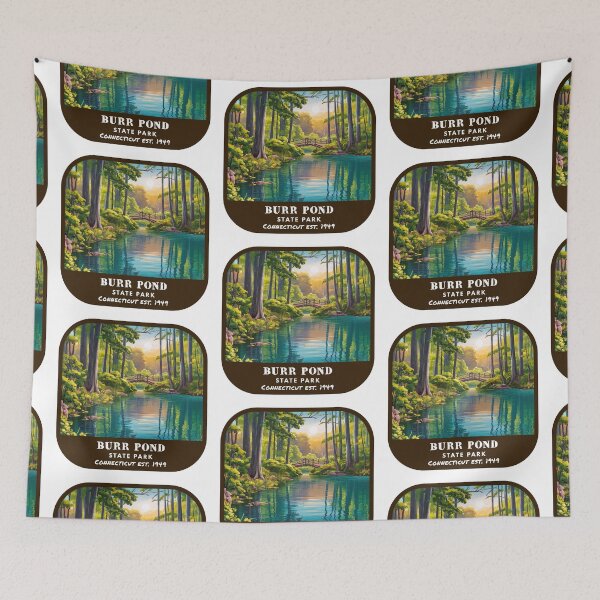Item preview, Vintage Burr Pond State Park (Connecticut State Park) designed and sold by RabbitK.