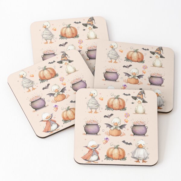 Item preview, Halloween Duck Pattern and Matching Pattern , Cute Spooky Season Goose designed and sold by AprilDevlynn.