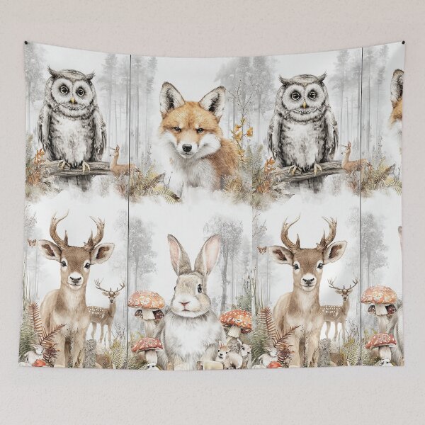 Item preview, The wise owl's watch over the moonlit forest. designed and sold by Piotrek0001.