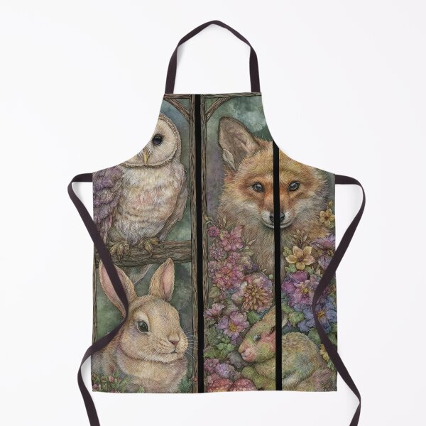 Item preview, Cottagecore dream with fox, rabbit, and owl. designed and sold by Piotrek0001.