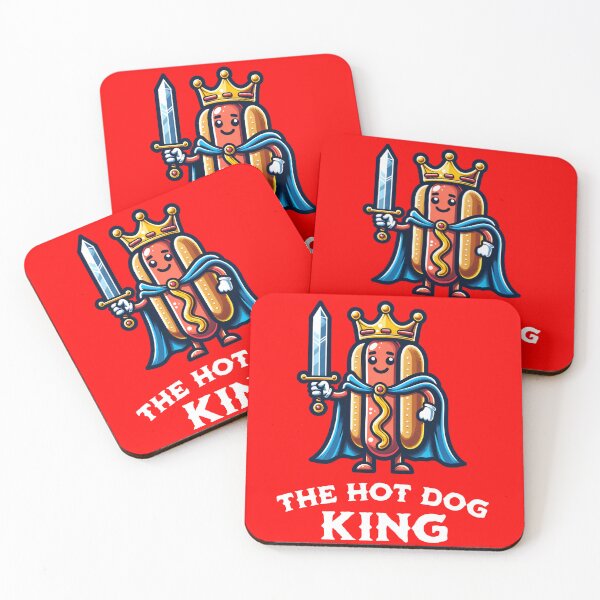 Item preview, The Hot Dog King Funny BBQ designed and sold by kiwi91.