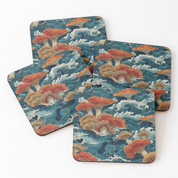 Item preview, Floating Mushrooms designed and sold by aginlow.
