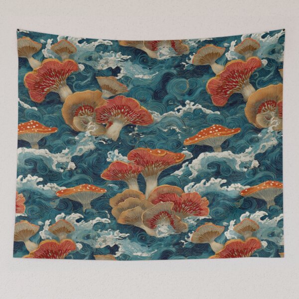 Item preview, Floating Mushrooms designed and sold by aginlow.