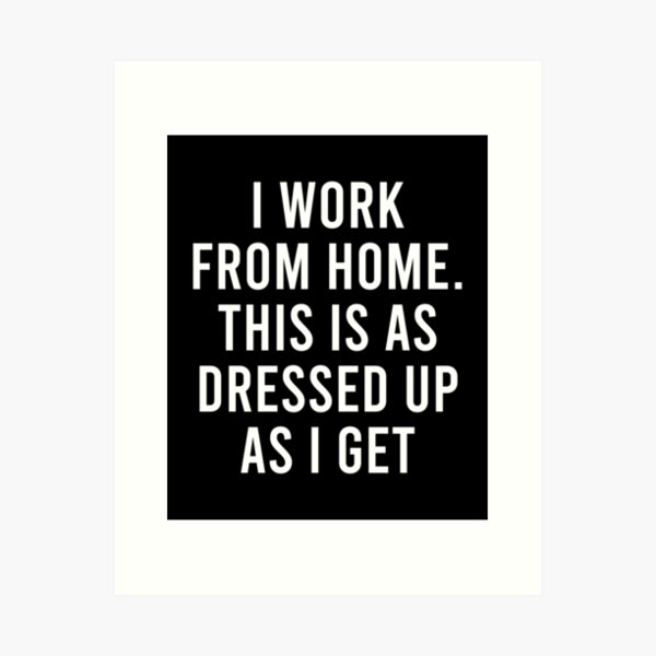 Item preview, Work From Home Costume - Funny WFH Worker Saying designed and sold by clouvadebasy.