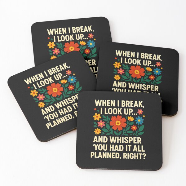 Item preview, You Had It All Planned – Inspirational Floral Quote designed and sold by Taans-Creation.
