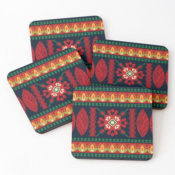Item preview, Ethnic Floral & Geometric Textile Pattern designed and sold by CHANCHANAI.