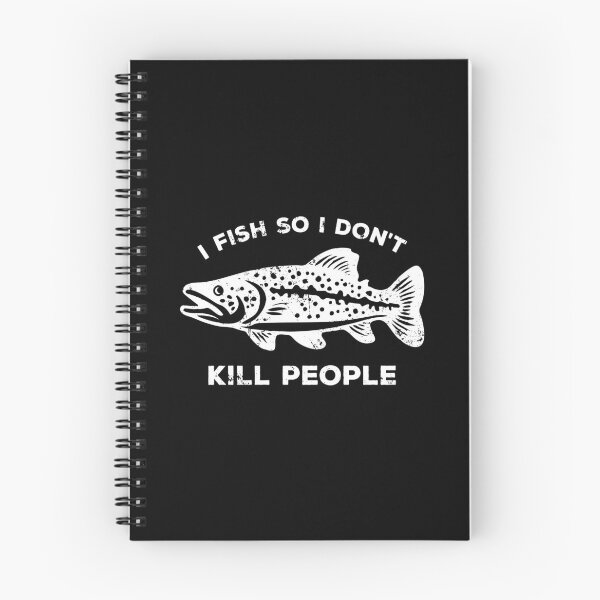 Item preview, I Fish So I Don't Kill People - Funny Saying designed and sold by zeviwanty.