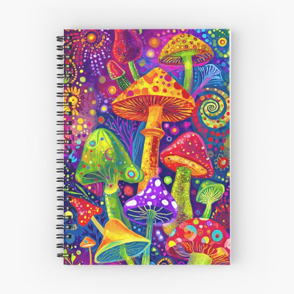 Item preview, A retro pop art pattern of colorful toadstools. designed and sold by Piotrek0001.
