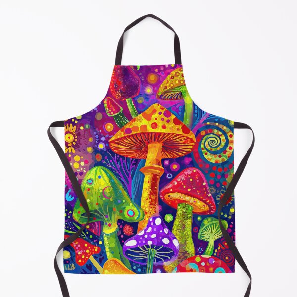 Item preview, A retro pop art pattern of colorful toadstools. designed and sold by Piotrek0001.
