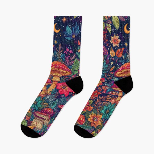 Item preview, A fantastical field of magical, colorful toadstools. designed and sold by Piotrek0001.