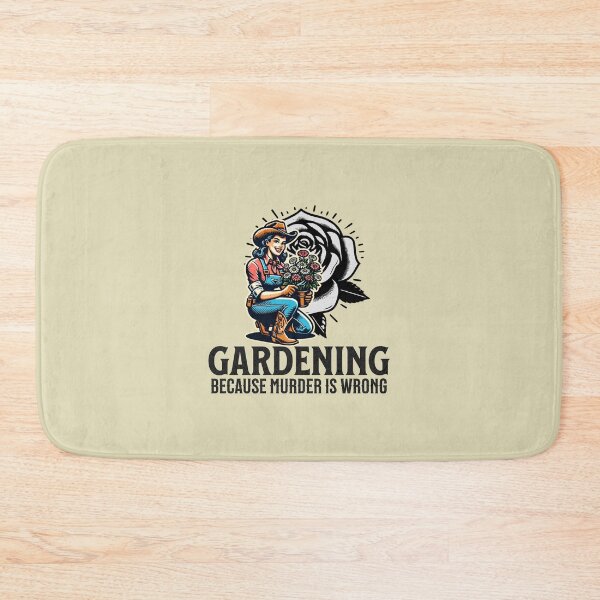 Item preview, Gardening Because Murder Is Wrong  designed and sold by dudelinart.