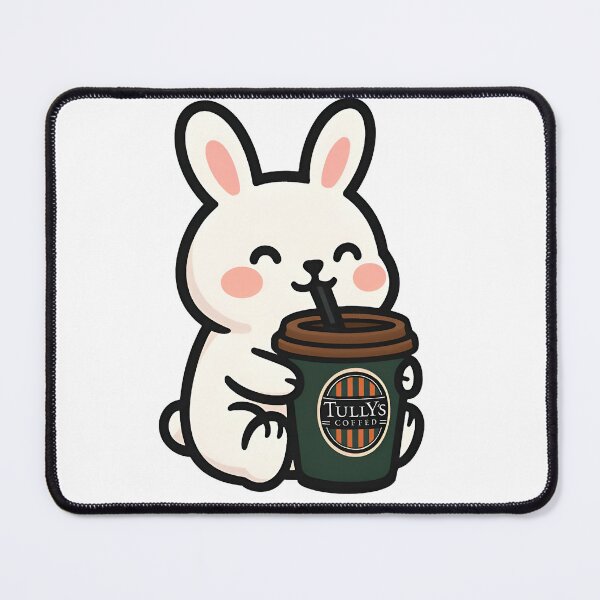 Item preview, Tullys Coffee Drinking Rabbit designed and sold by HobsS.