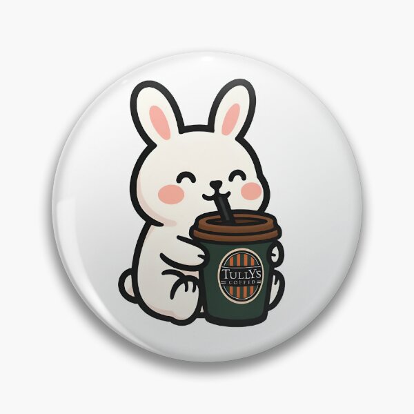 Item preview, Tullys Coffee Drinking Rabbit designed and sold by HobsS.