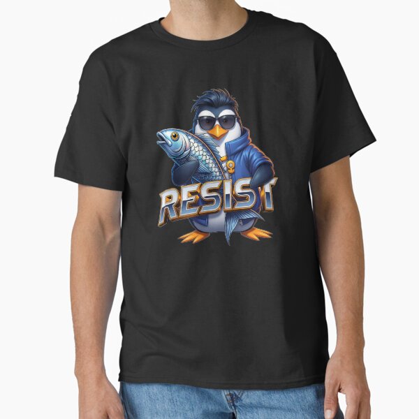 Item preview, ???Resist? Penguin?Resist? Penguin?Resist? Penguin?Resist? Penguin?Resist? Penguin?Resist? Penguin?Resist? Penguin?Resist? Penguin?Resist? Penguin?Resist? Penguin??? designed and sold by daisukicos.