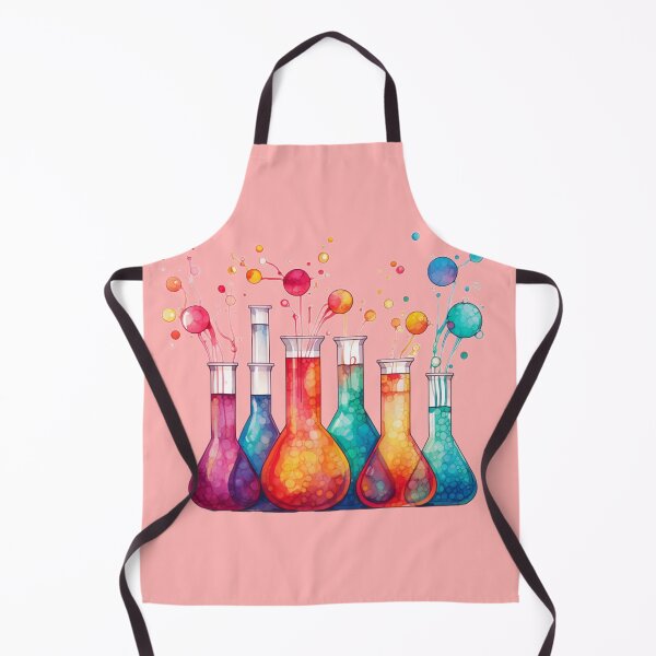 Item preview, Watercolor Science-Chemistry Test Tubes Chemical Reaction designed and sold by GrinGalore.