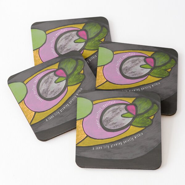 Item preview,  A Lone Lily Growing Quietly Within - Tender Growth Design designed and sold by MotivTrustArt.