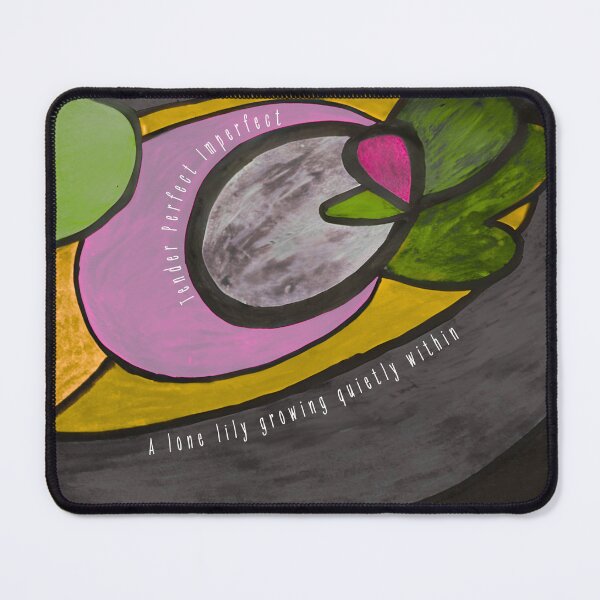 Item preview, A Lone Lily Growing Quietly Within - Tender Growth Design designed and sold by MotivTrustArt.