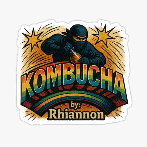 Kombucha By Rhiannon Sticker