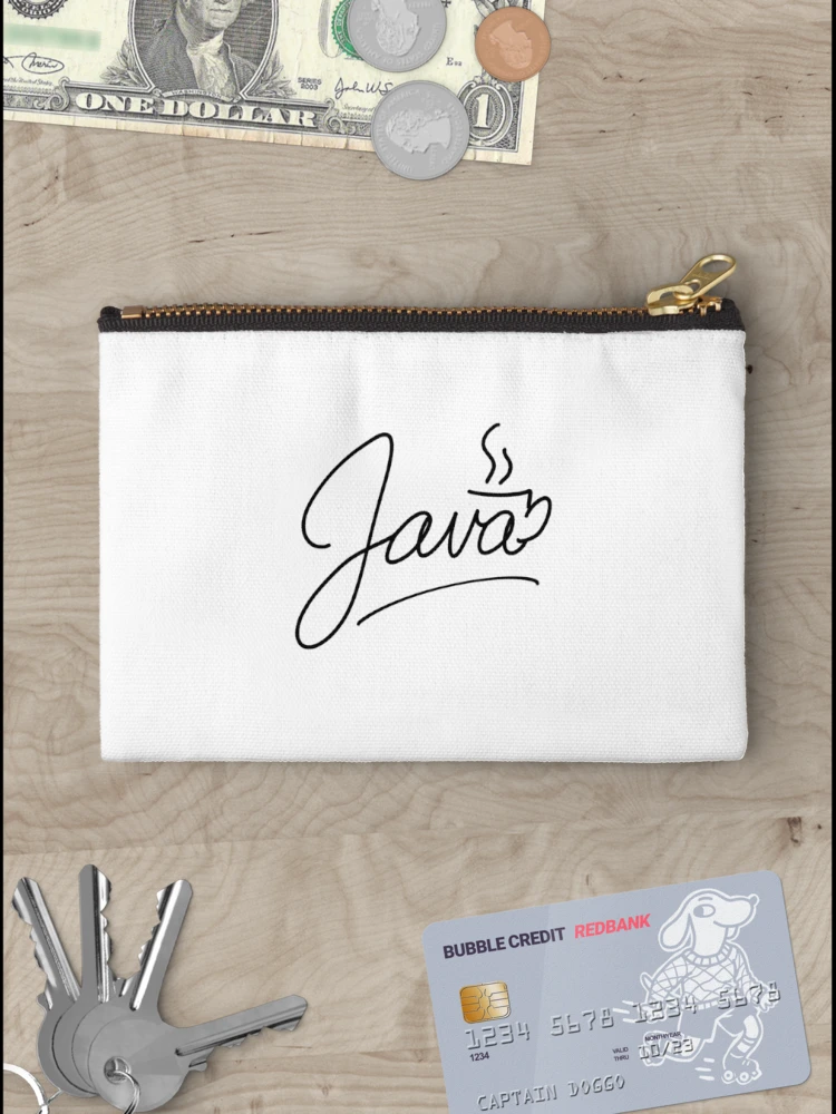 Thumbnail 3 of 4, Zipper Pouch, Java Signature designed and sold by coldblanket.