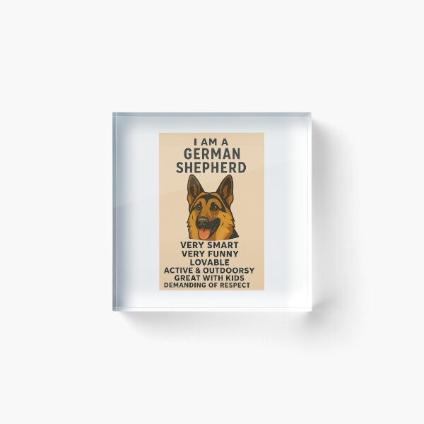 Item preview, I am a German Shepherd  designed and sold by EarlyCasa.