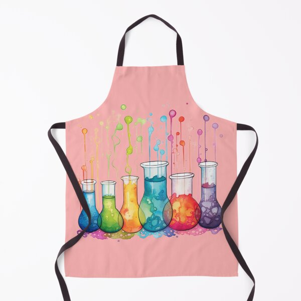 Item preview, Watercolor Science-Chemistry Circle Test Tubes Chemical Reaction designed and sold by GrinGalore.