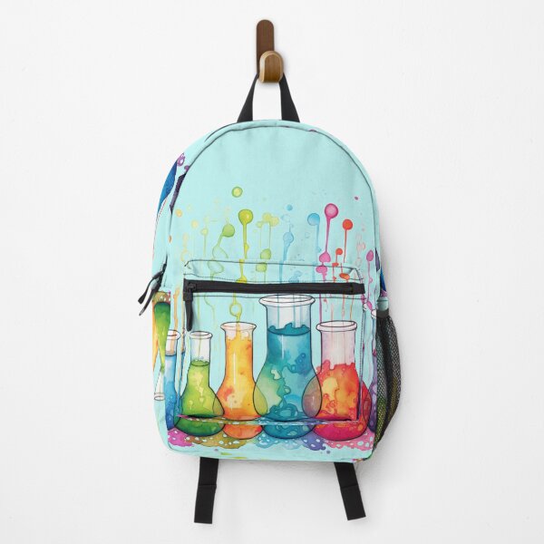 Item preview, Watercolor Science-Chemistry Circle Test Tubes Chemical Reaction designed and sold by GrinGalore.