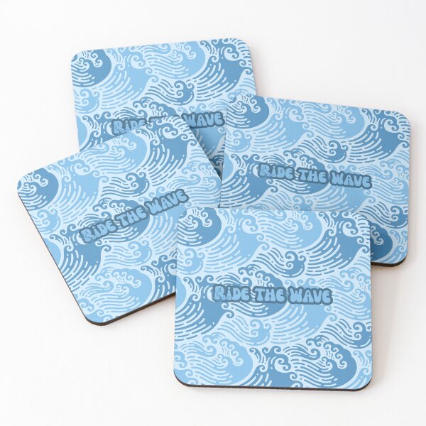 Item preview, "Ride the Wave" Motivational Quote designed and sold by Aesthetic St1ckers.