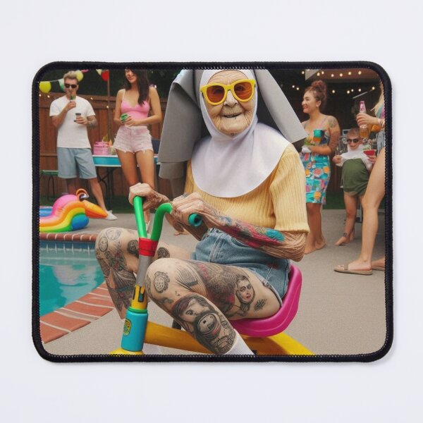 Item preview, "Holy Roller: Nun of Your Business!" designed and sold by Print Fiction.