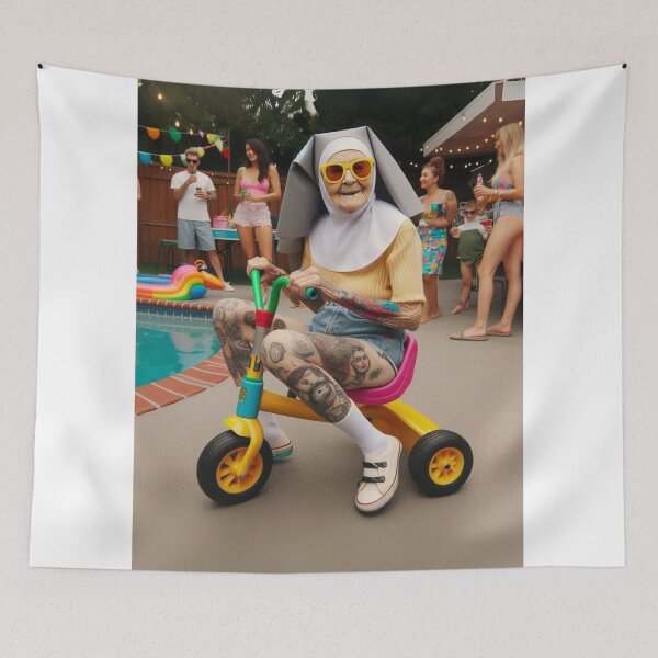 Item preview, "Holy Roller: Nun of Your Business!" designed and sold by Print Fiction.