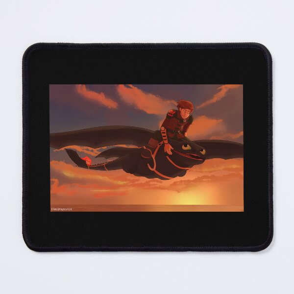 Item preview, Hiccup and Toothless Fly designed and sold by samidot.