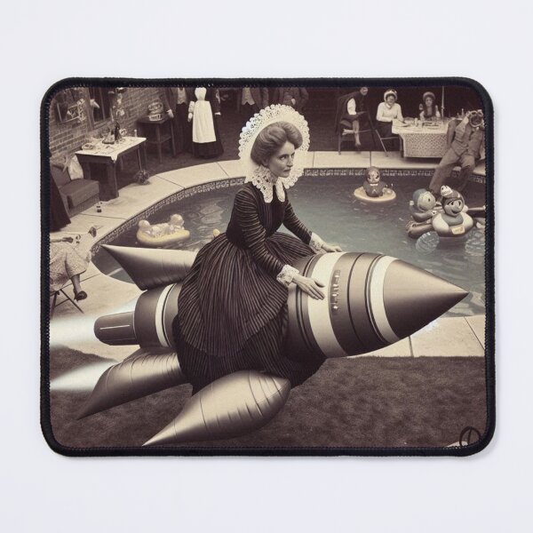 Item preview, "Blast From the Past: Victorian Rocket Queen" designed and sold by Print Fiction.