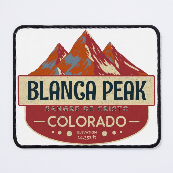 Item preview, Blanca Peak, Sangre de Cristo Mountains, Colorado, Mountain Design designed and sold by Wanderful-roads.