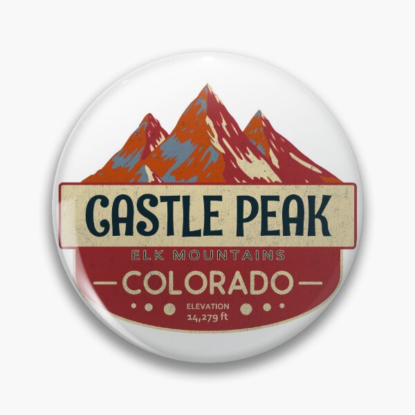 Artikelvorschau, Castle Peak, Elk Mountains, Colorado, Bergdesign entworfen und verkauft von Wanderful-roads.