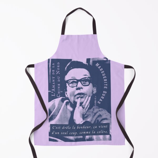 Item preview, Marguerite Duras quote: C'est drôle le bonheur, ça vient d'un seul coup, comme la colère. designed and sold by artbleed.