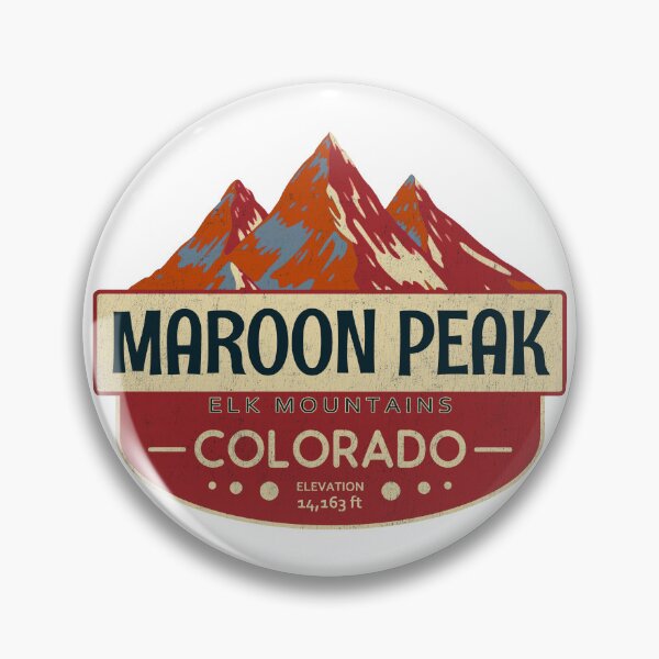 Item preview, Maroon Peak, Elk Mountains, Colorado, Mountain Design designed and sold by Wanderful-roads.