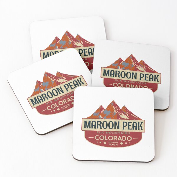 Item preview, Maroon Peak, Elk Mountains, Colorado, Mountain Design designed and sold by Wanderful-roads.