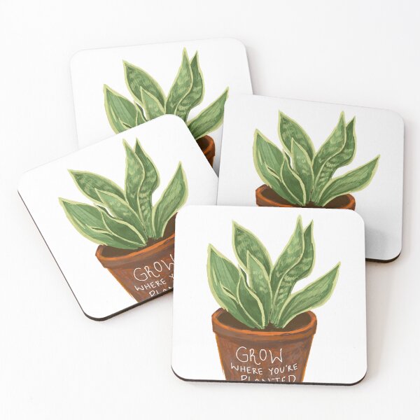 Item preview, Grow where you’re planted potted plant  designed and sold by Art by AddiJo .