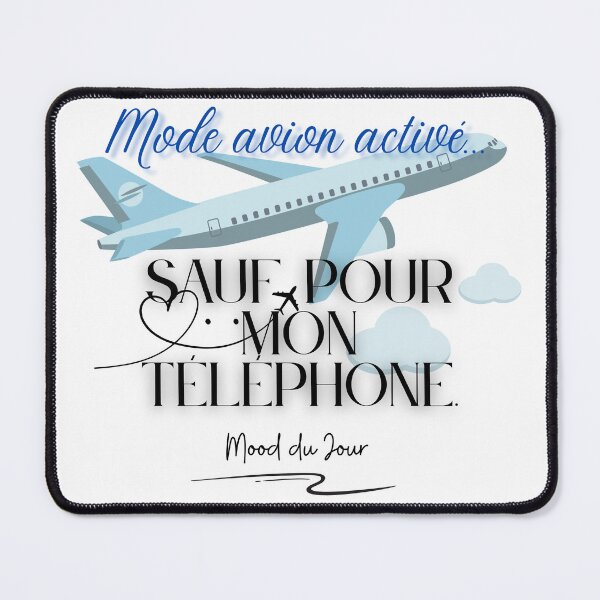 Item preview, Airplane mode on... except for my phone. designed and sold by mooddujour.