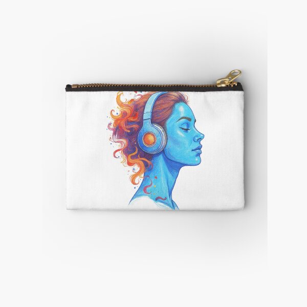Item preview, Girl with a headphone designed and sold by a2zbuyshop.