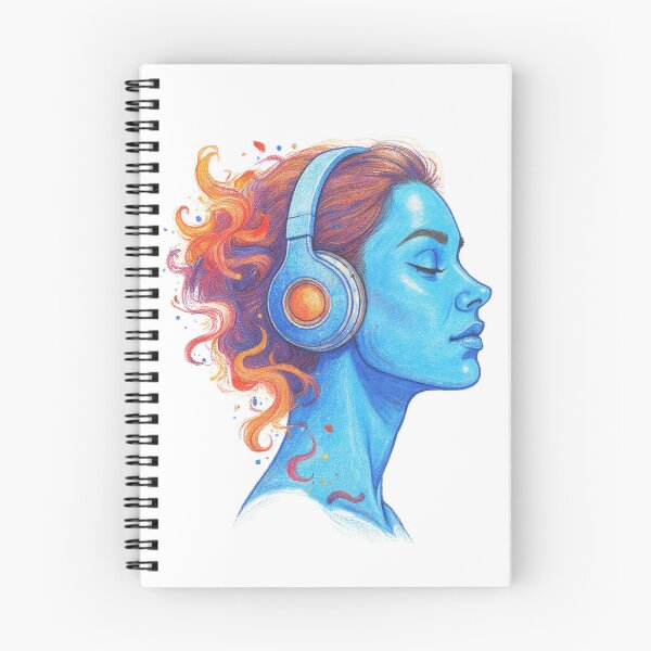 Item preview, Girl with a headphone designed and sold by a2zbuyshop.