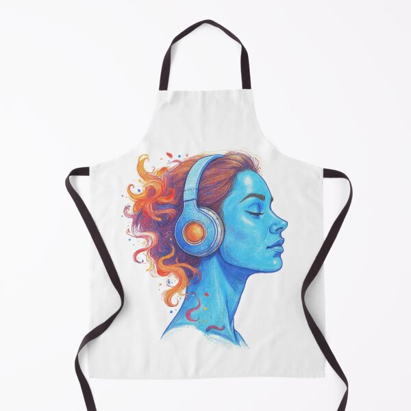Item preview, Girl with a headphone designed and sold by a2zbuyshop.