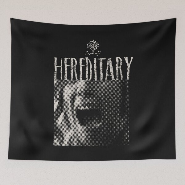 Item preview, Hereditary horror scream halftone designed and sold by LapinMagnetik.
