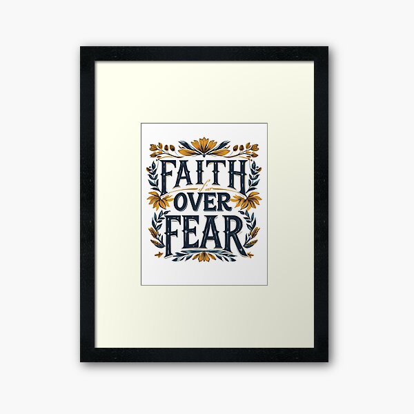 Item preview, Faith over fear designed and sold by whatthefoxsays.