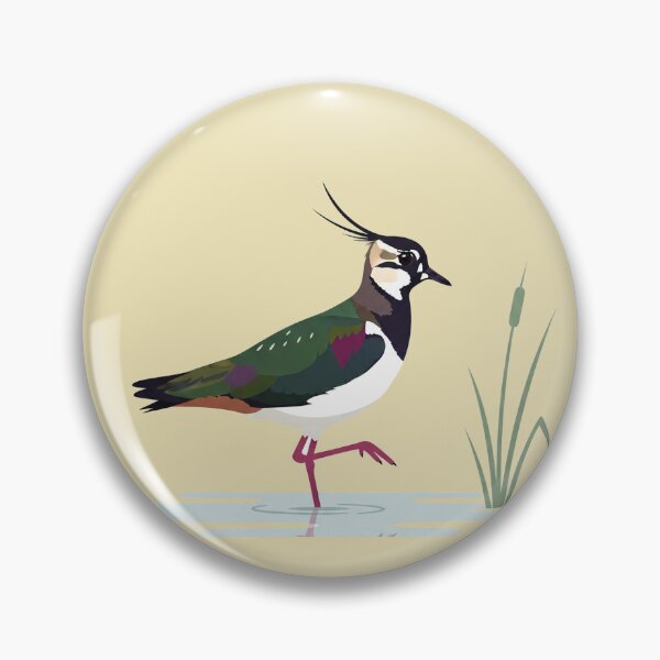 Item preview, The Northern Lapwing - Minimalist Lapwing Art designed and sold by TheArtEngineer.